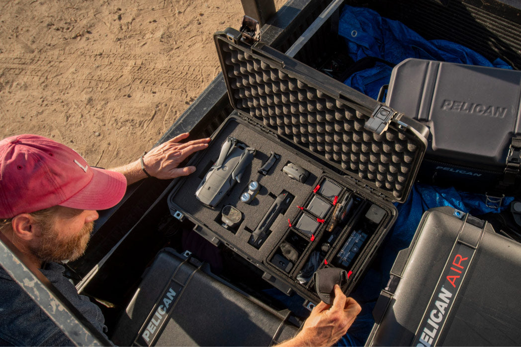 Pelican 1535 Air Carry-On Case with Foam LIMITED COLOR - PRODIVE