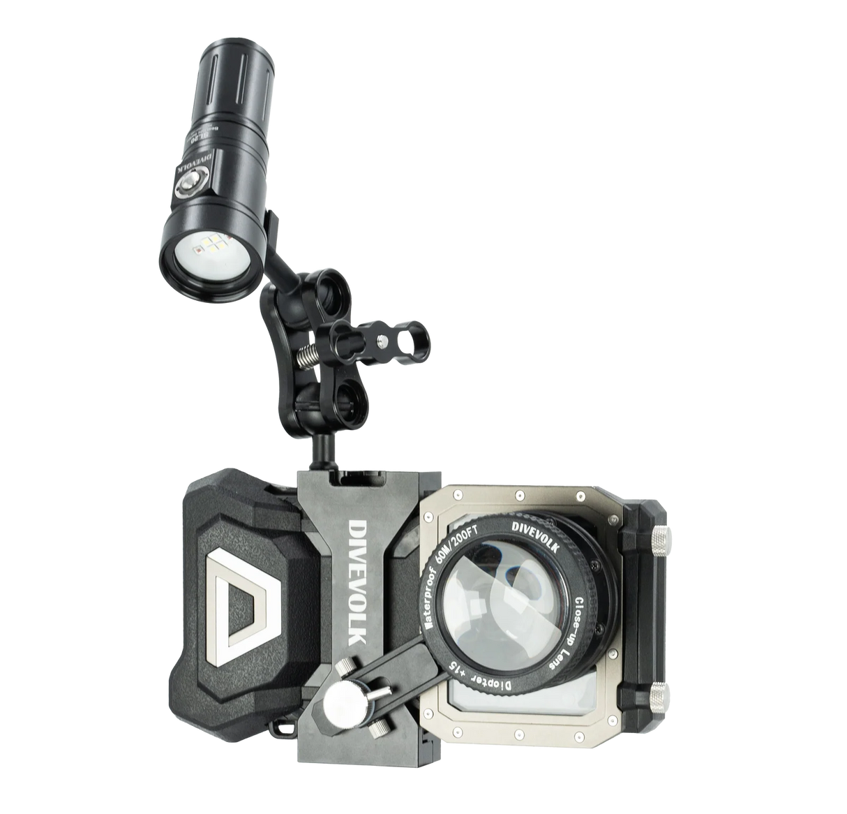 DIVEVOLK Seatouch 4 Max Plus Expansion Clamp with 67mm adapters - PRODIVE