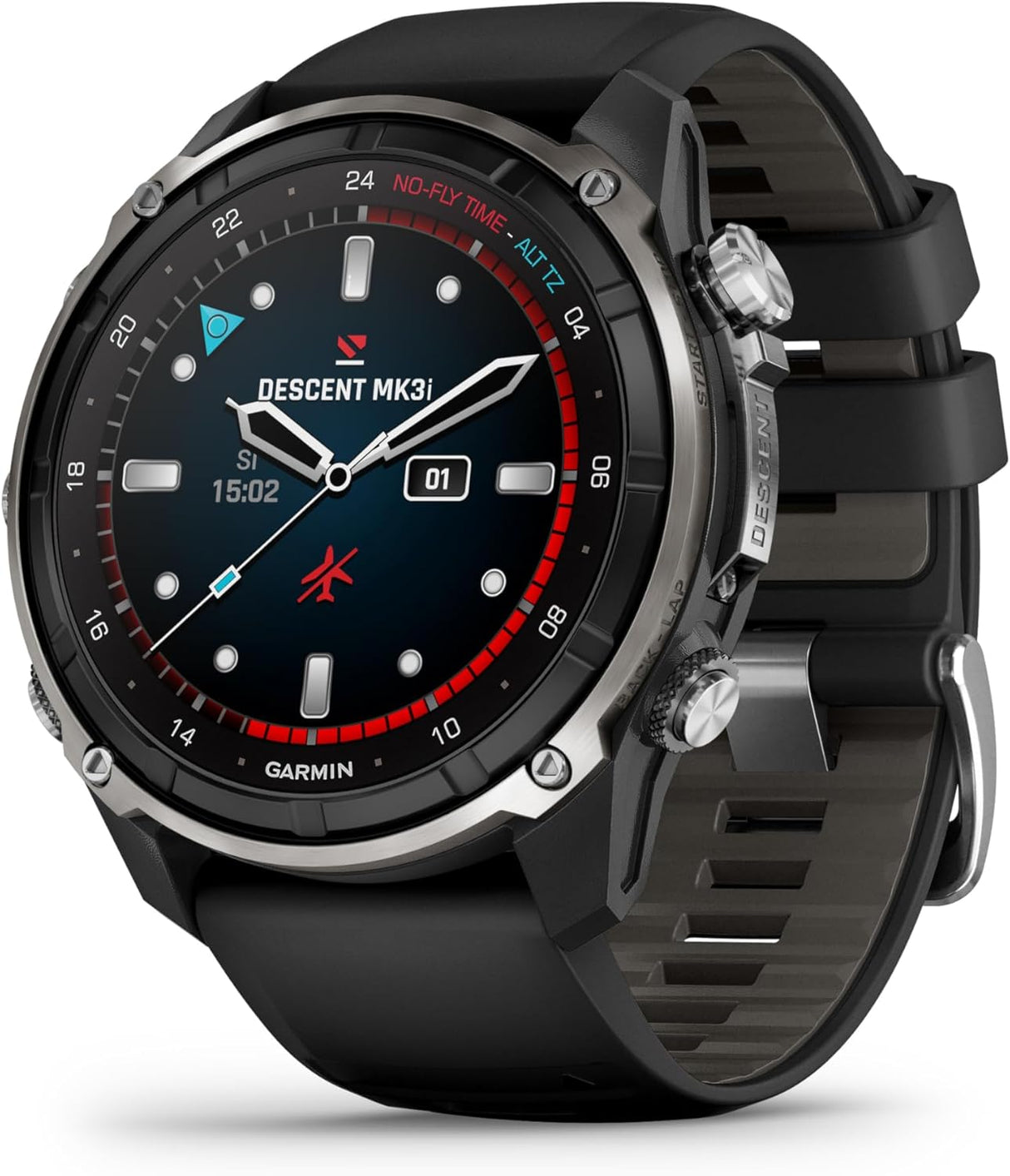 Descent MK3i 51mm Silver and Black PVD Titanium - PRODIVE