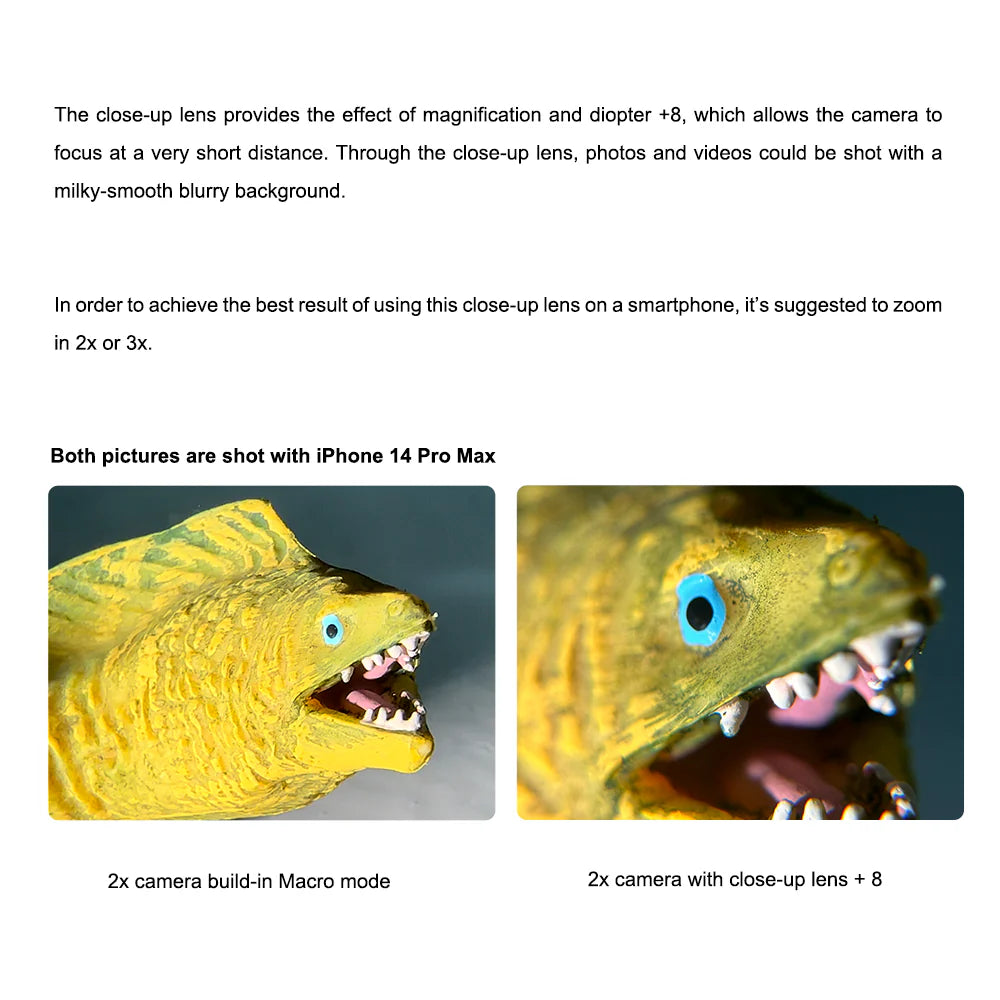 DIVEVOLK Underwater +8 Close-up Lens - PRODIVE