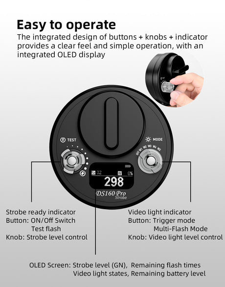 DS160 PRO Strobe Flash Light - PRODIVE