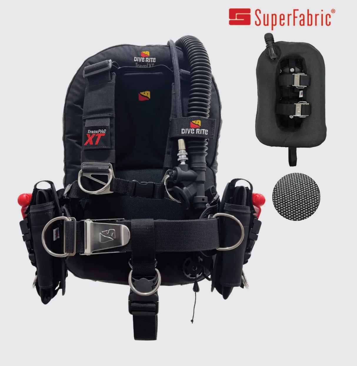 DIVE RITE Transpac XT +Travel XT wing (25 lb) - PRODIVE