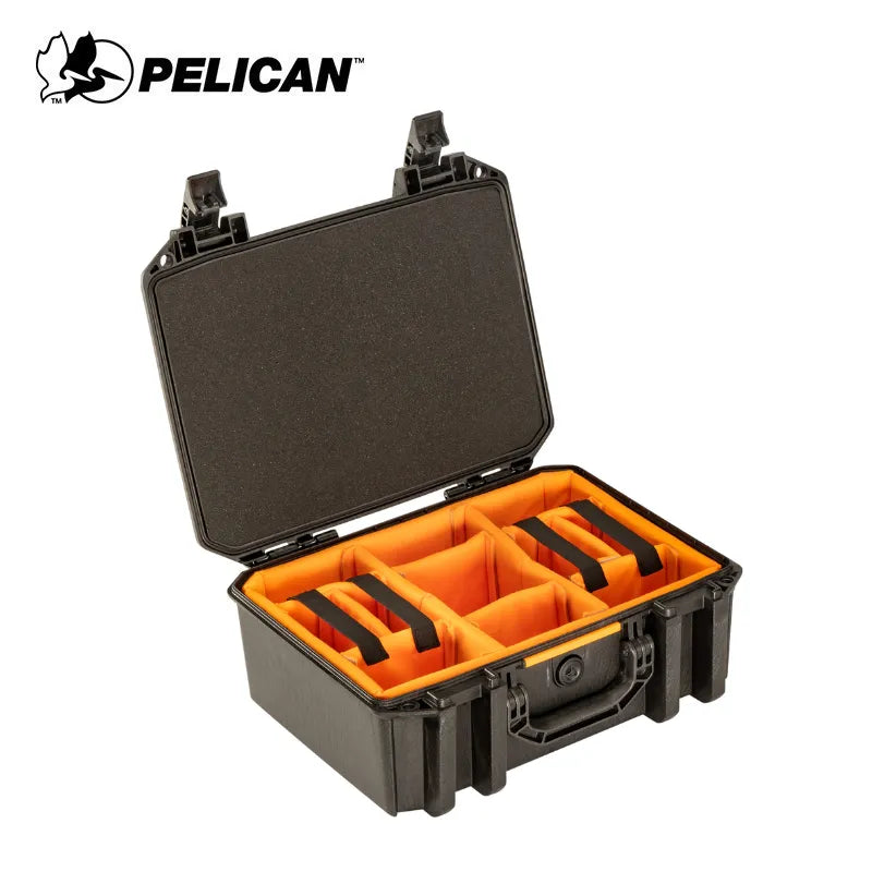 Pelican V300WD Vault Equipment Case With Padded Dividers - Black - PRODIVE