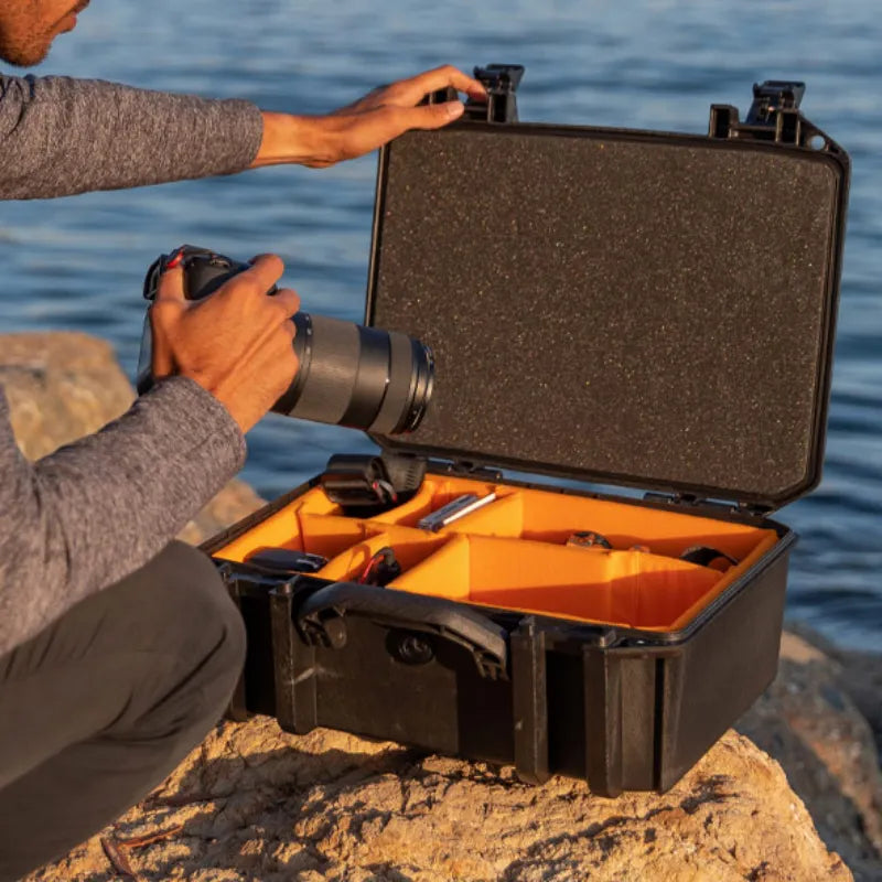 Pelican V300WD Vault Equipment Case With Padded Dividers - Black - PRODIVE