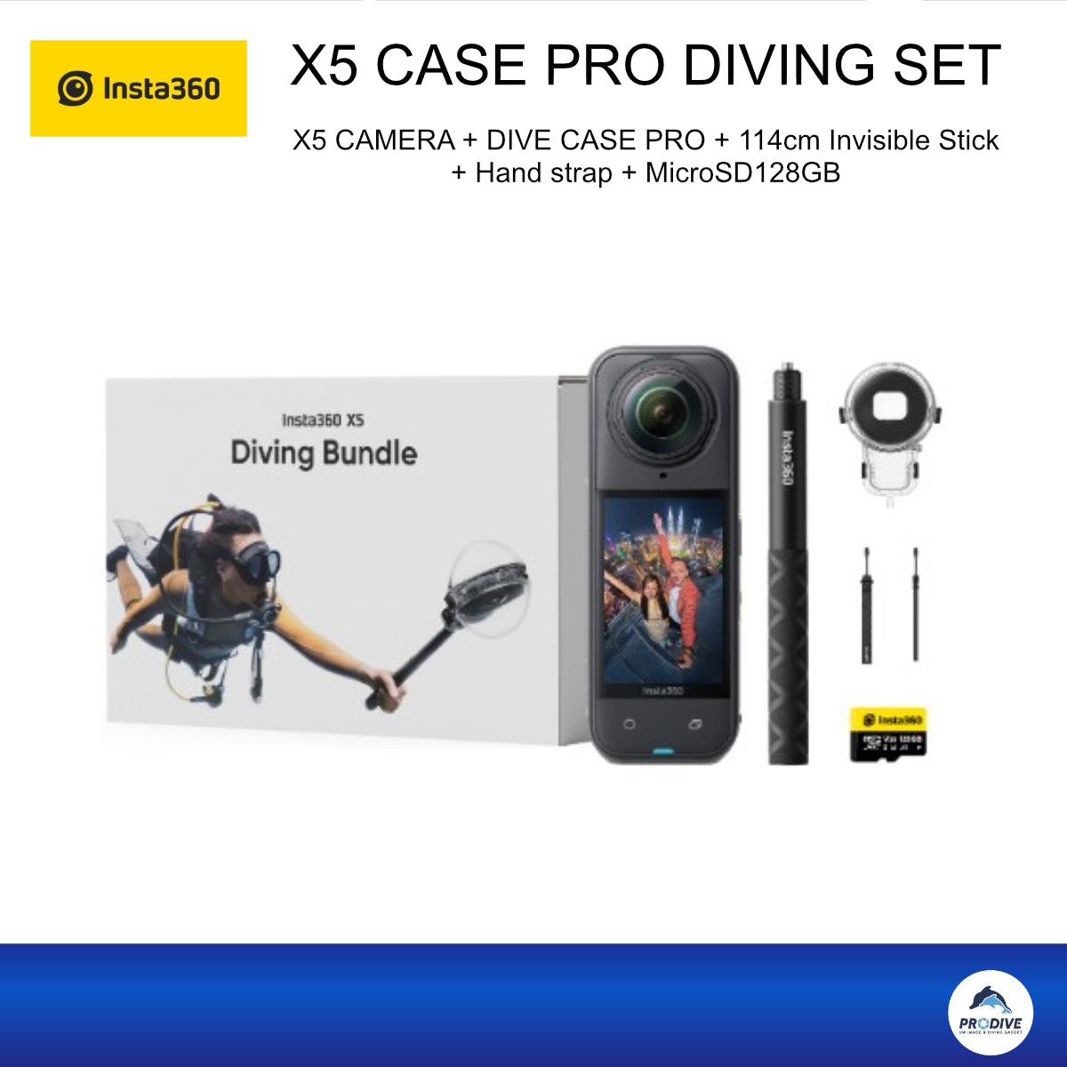 Insta360 X5 Case Pro Diving Set