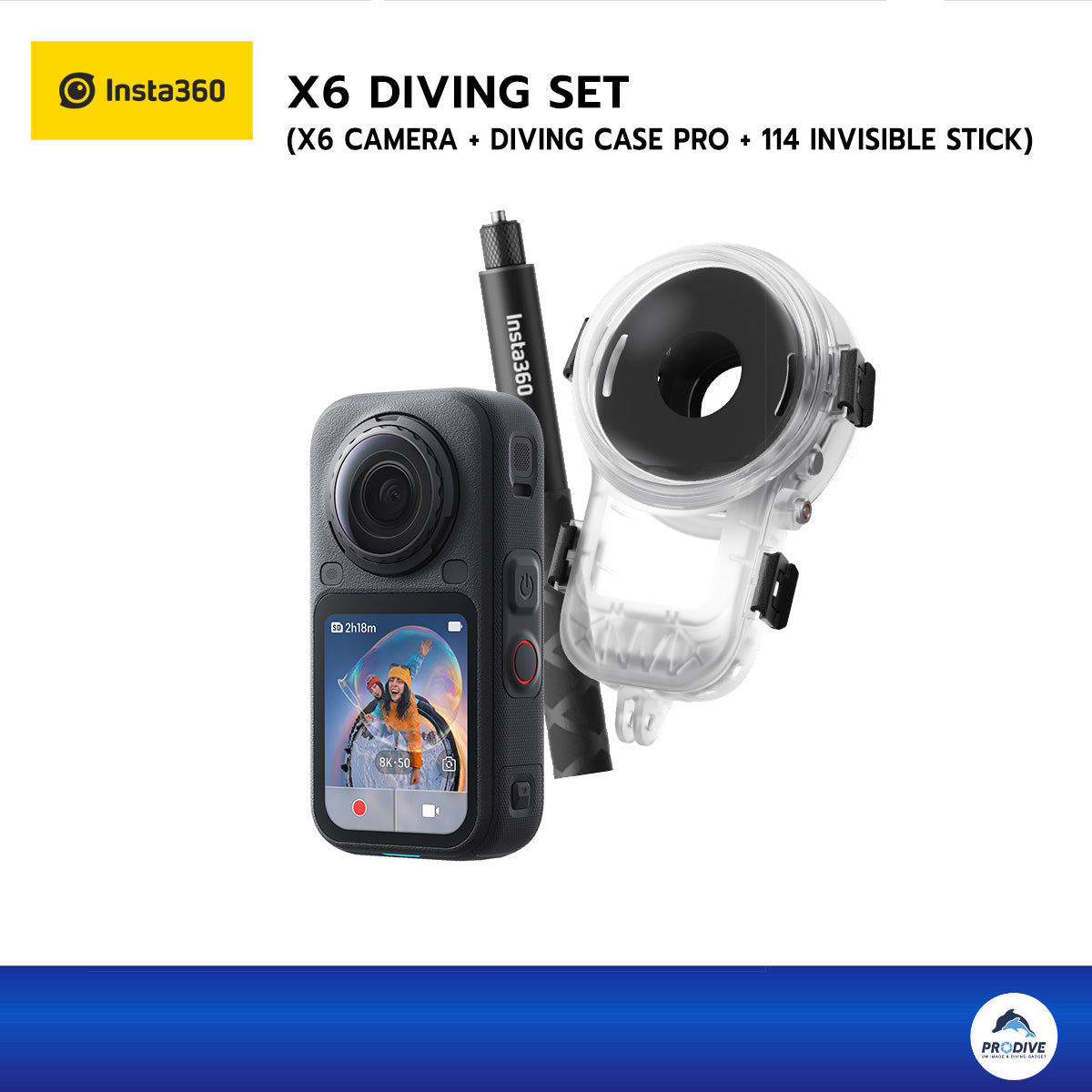 INSTA360 X6 DIVING SET BLACK (PREORDER)
