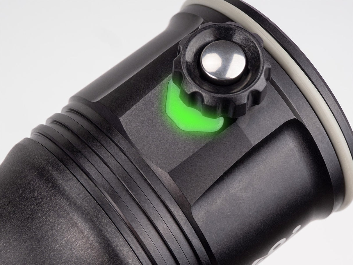 AOI CLV-202-BLK Underwater 3,000 LM Video Light Black Color