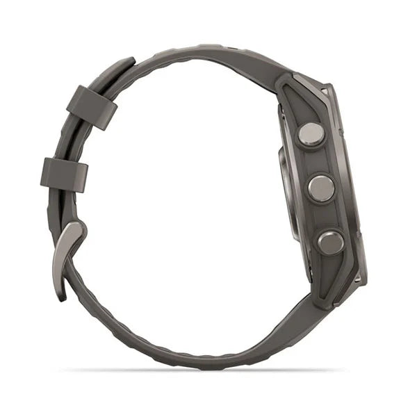 GARMIN Fenix 9 47mm Titanium with Pebble Gray Silicone Band