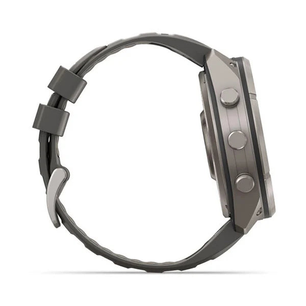 GARMIN Fenix 9 51 mm Titanium with Pebble Gray Silicone Band