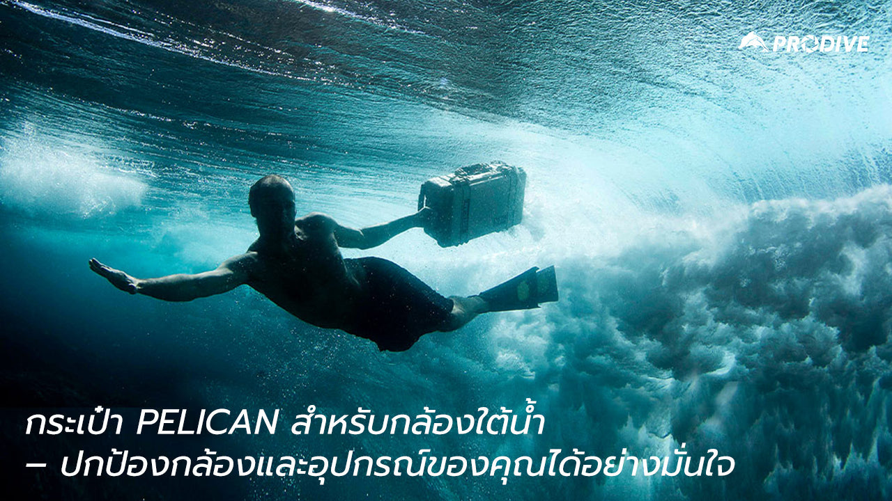 รีวิวกระเป๋า Pelican สำหรับกล้องใต้น้ำ – ปกป้อง GoPro, TG-7 และกล้อง Mirrorless ได้อย่างมั่นใจ