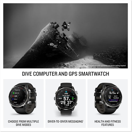 Descent MK3i 51mm Silver and Black PVD Titanium - PRODIVE