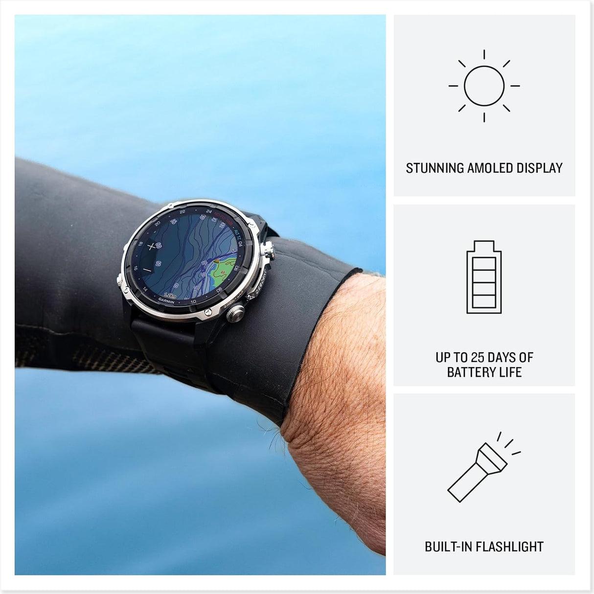 Descent MK3i 51mm Silver and Black PVD Titanium - PRODIVE