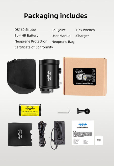 DS160 Strobe Flash Light - PRODIVE