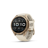 GARMIN Fenix 9 Pro – 43mm Autumn Gold Titanium with French Gray Silicone Band