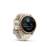 GARMIN Fenix 9 Pro – 43mm Autumn Gold Titanium with French Gray Silicone Band