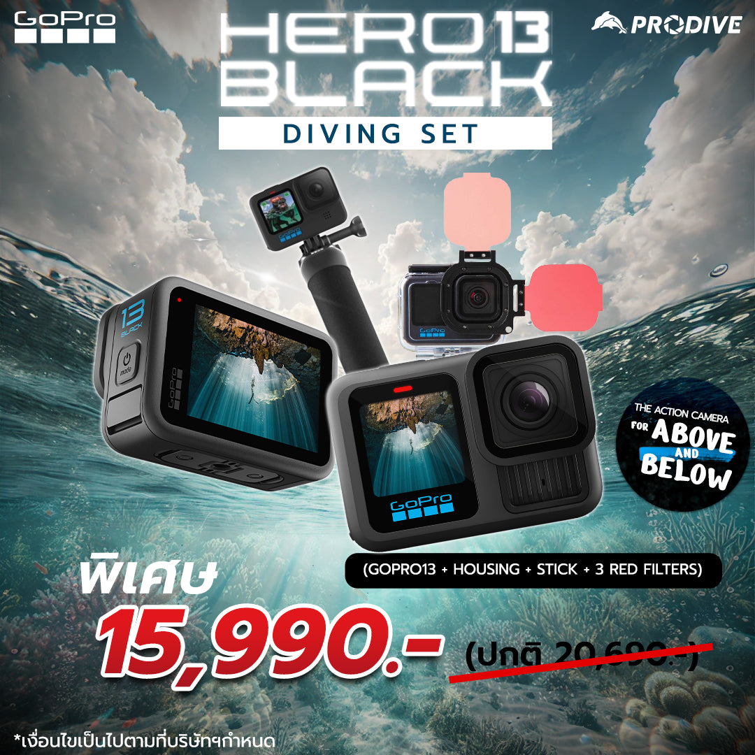 Gopro Hero 13 Black Diving SET - PRODIVE