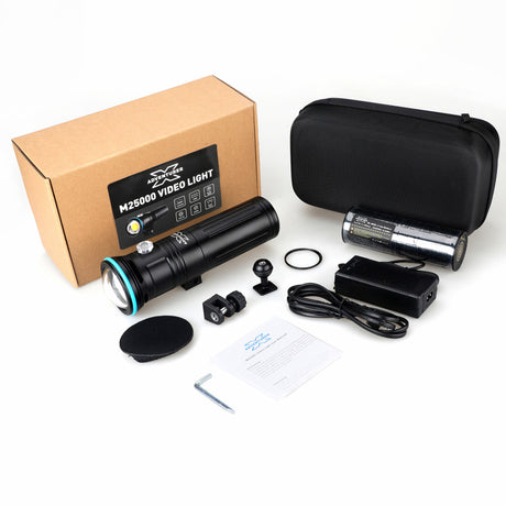 X-adventurer M25000 Undetwater High CRI Photo Video Light - PRODIVE
