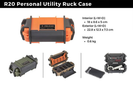 Pelican R20 Personal Utility Ruck Case - PRODIVE