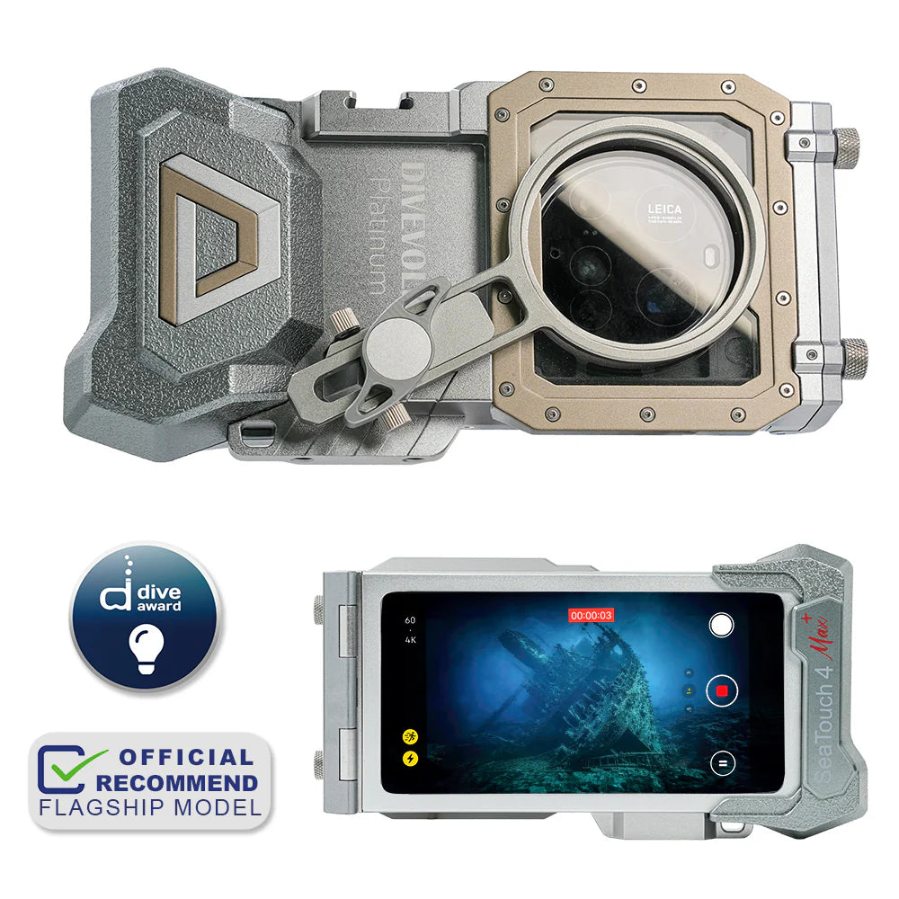 DIVEVOLK SeaTouch 4 Max Platinum Underwater