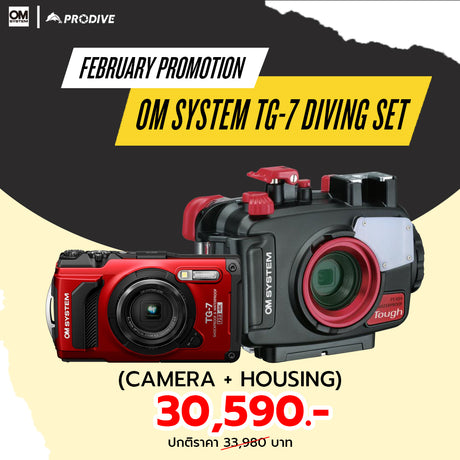 OM SYSTEM TOUGH TG7 + Housing SET - PRODIVE