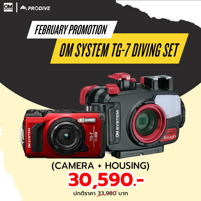OM SYSTEM TOUGH TG7 + Housing SET - PRODIVE