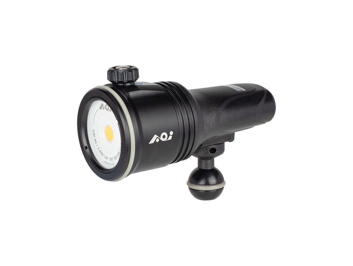 AOI CLV-202-BLK Underwater 3,000 LM Video Light Black Color