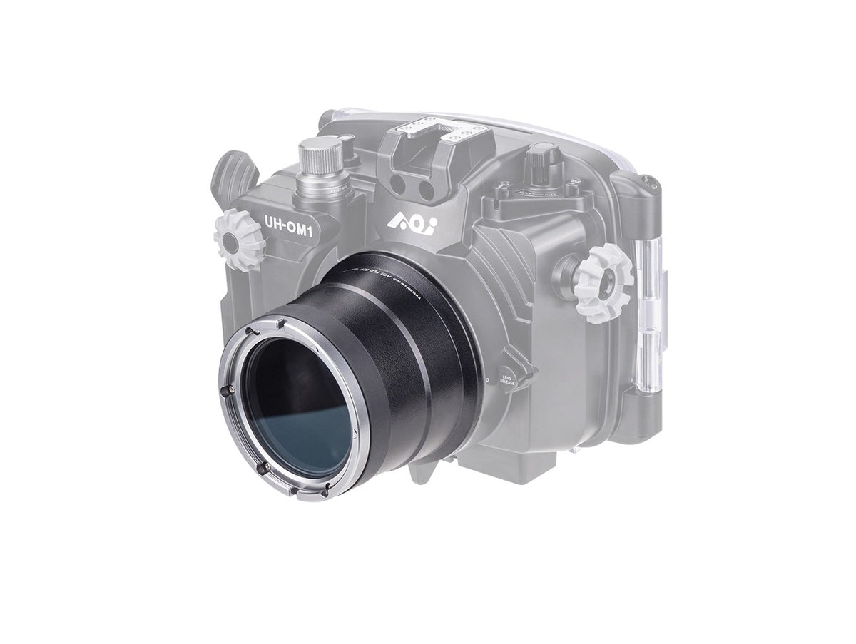 AOI FLP-02P Flat Port in Plastic for Pen Mount Housing (For ED 60mm Macro Lens) - PRODIVE