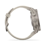 GARMIN Fenix 9 43mm Titanium with Fog Gray Silicone Band
