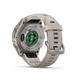 GARMIN Fenix 9 43mm Titanium with Fog Gray Silicone Band