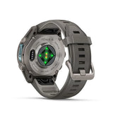 GARMIN Fenix 9 43mm Titanium with Pebble Gray Silicone Band