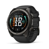 GARMIN Fenix 9 51 mm Carbon Gray DLC Titanium with Black Silicone Band
