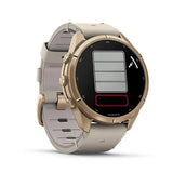 GARMIN Fenix 9 Pro – 43mm Autumn Gold Titanium with Bone Leather Band