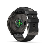 GARMIN Fenix 9 Pro – 47 mm Carbon Gray DLC Titanium with Black/Pebble Gray Silicone Band