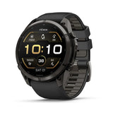 GARMIN Fenix 9 Pro – 51mm Carbon Gray DLC Titanium with Black/Pebble Gray Silicone Band