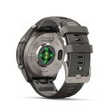 GARMIN Fenix 9 Pro – Solar, 47 mm Titanium with Pebble Gray/Silver Gray Silicone Band