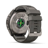 GARMIN Fenix 9 Pro – Solar, 51 mm Titanium with Pebble Gray/Silver Gray Silicone Band