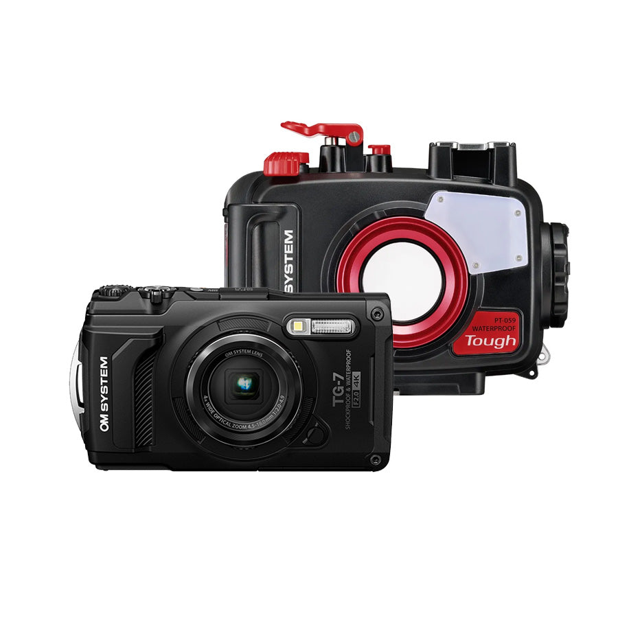 OM SYSTEM TOUGH TG7 + Housing SET – PRODIVE