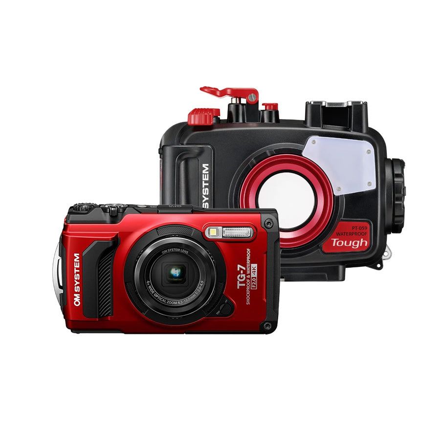 OM SYSTEM TOUGH TG7 + Housing SET – PRODIVE