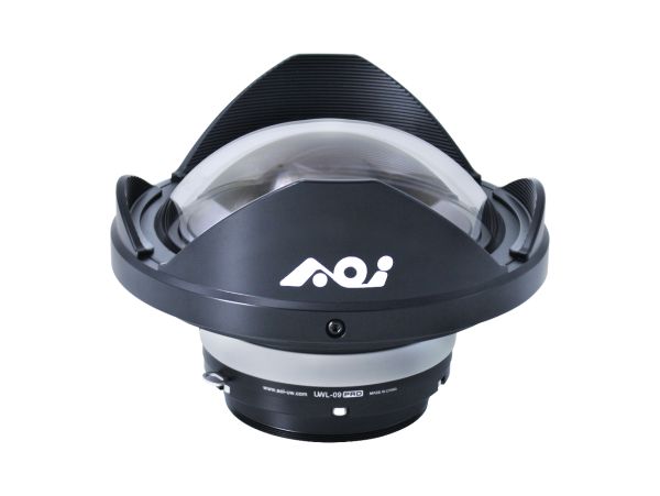 AOI UWL-09 PRO Super Sharp Wide Angle Wet Lens (M67 Thread, 130degree field of view, GLASS DOME)