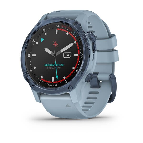 Garmin Descent MK2S Stainless Steel with Silicone Band