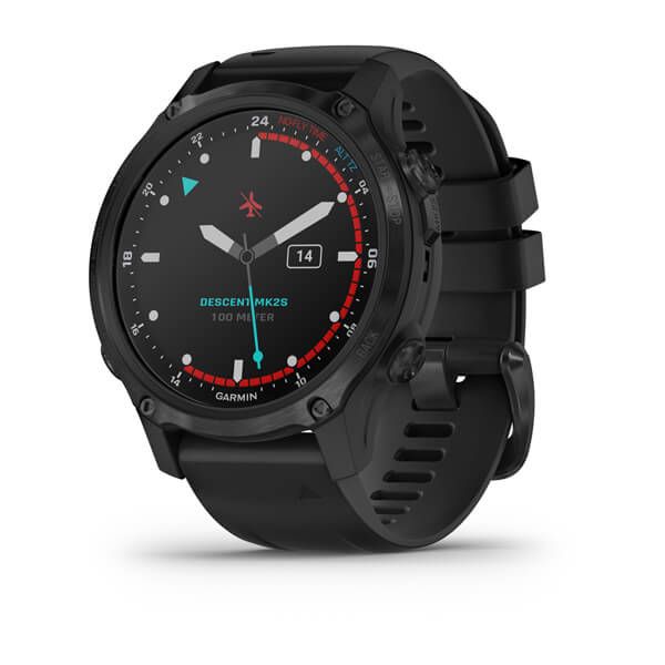 Garmin Descent MK2S Stainless Steel with Silicone Band