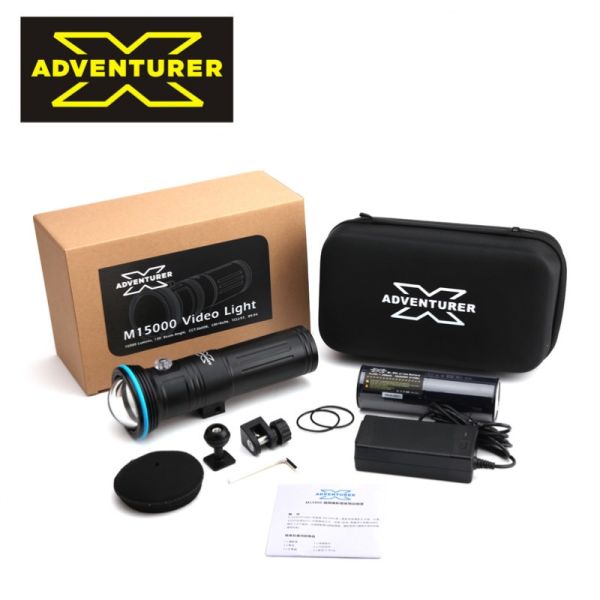X-adventurer M15000 Undetwater High CRI Photo Video Light