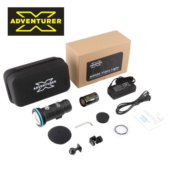 X-adventurer M8000 Undetwater High CRI Smart Focus Video Light