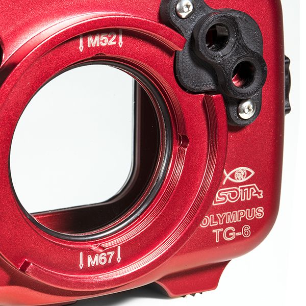 ISOTTA OLYMPUS TG-6 Housing (included dual fiber optic cable adaptor)