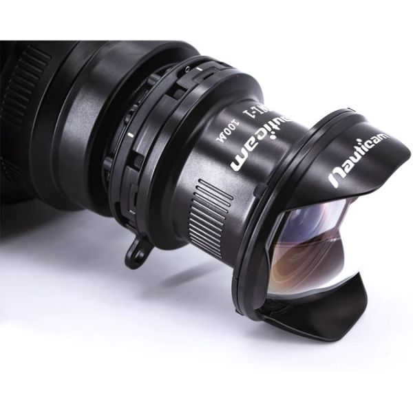 NAUTICAM Macro to Wideangle Lens 1 (MWL-1) 150 deg. FOV with full frame 60mm macro lens