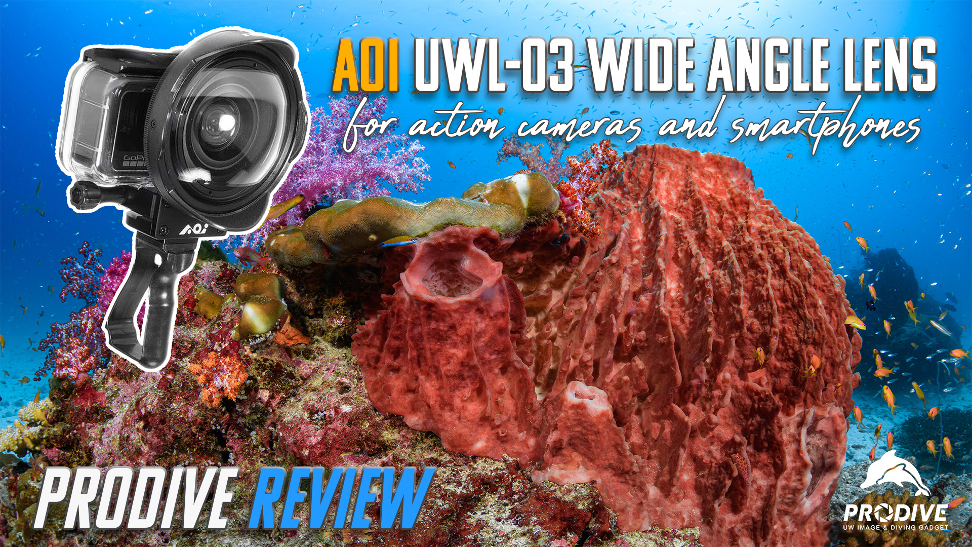 PRODIVE REVIEW : เลนส์มุมกว้างใต้น้ำ AOI UWL-03